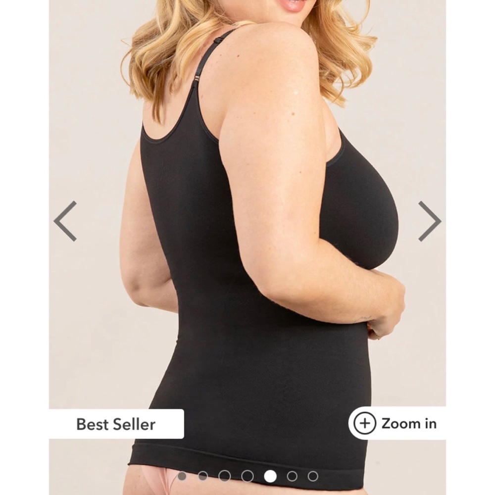 NEW 2-Pack Empetua Shapermint XXXXL All Day Every Day Scoop Neck Cami - Tan/Nude - Picture 4 of 16